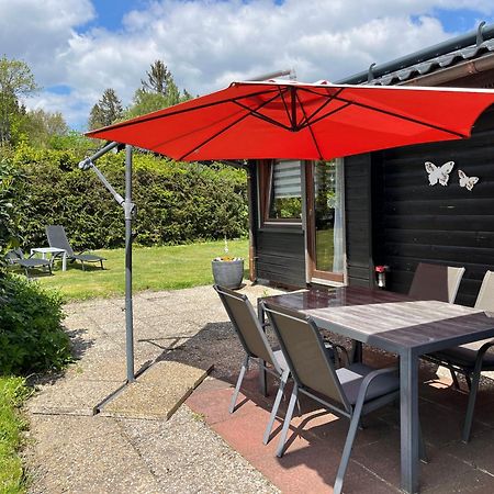 Blockhaus Ferienzauber Villa Bromskirchen Exteriör bild