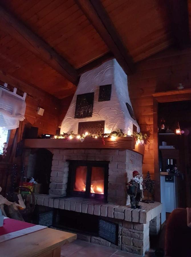Blockhaus Ferienzauber Villa Bromskirchen Exteriör bild