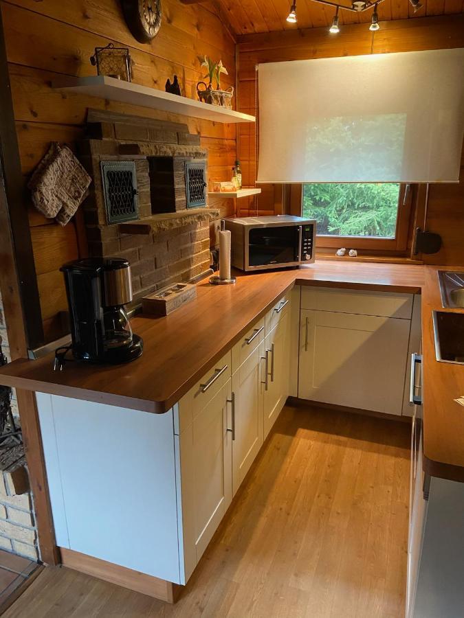 Blockhaus Ferienzauber Villa Bromskirchen Exteriör bild