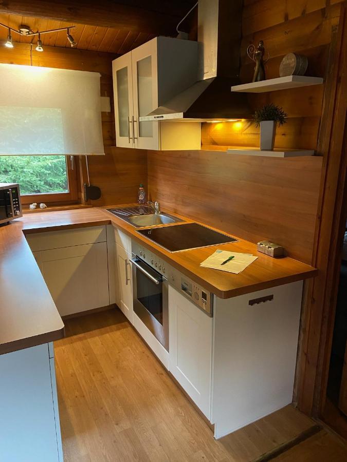 Blockhaus Ferienzauber Villa Bromskirchen Exteriör bild